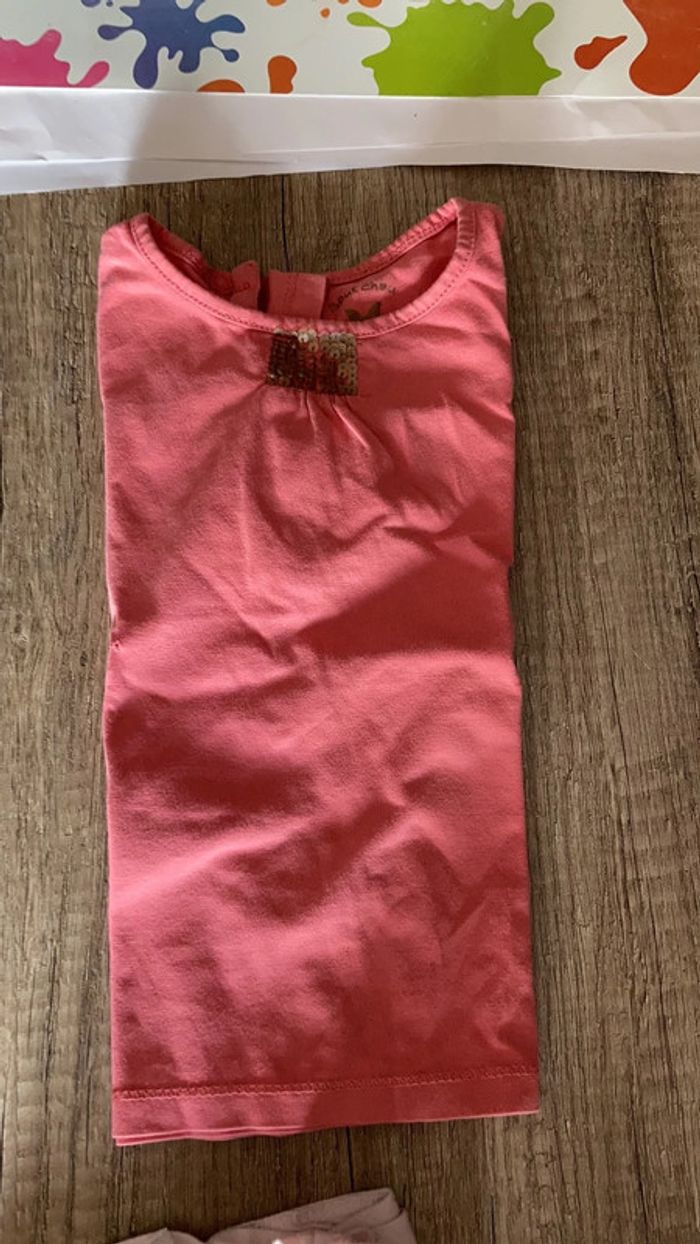 Lot t-shirt fille 3 ans manches courte - photo numéro 5