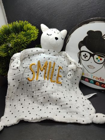 doudou chat ours loup blanc Panthère noir gaze smile jaune tâche la redoute