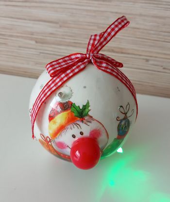 Boule de Noël 🎄 clignotante