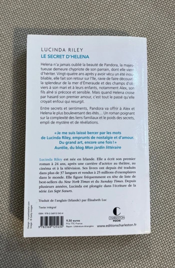 Le secret d’Helena - Lucinda Riley - photo numéro 2
