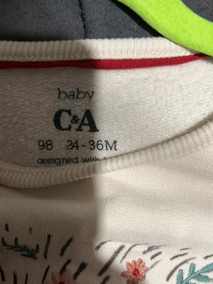 Lot pull/gilet bébé fille 3 ans en bon état - photo numéro 4