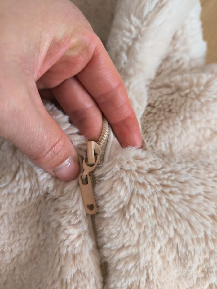 Manteau fourrure beige - photo numéro 4