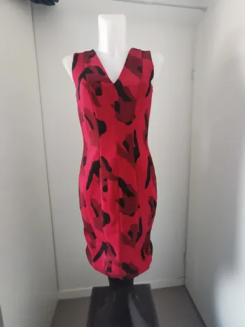 Robe H&M sans manches rouge