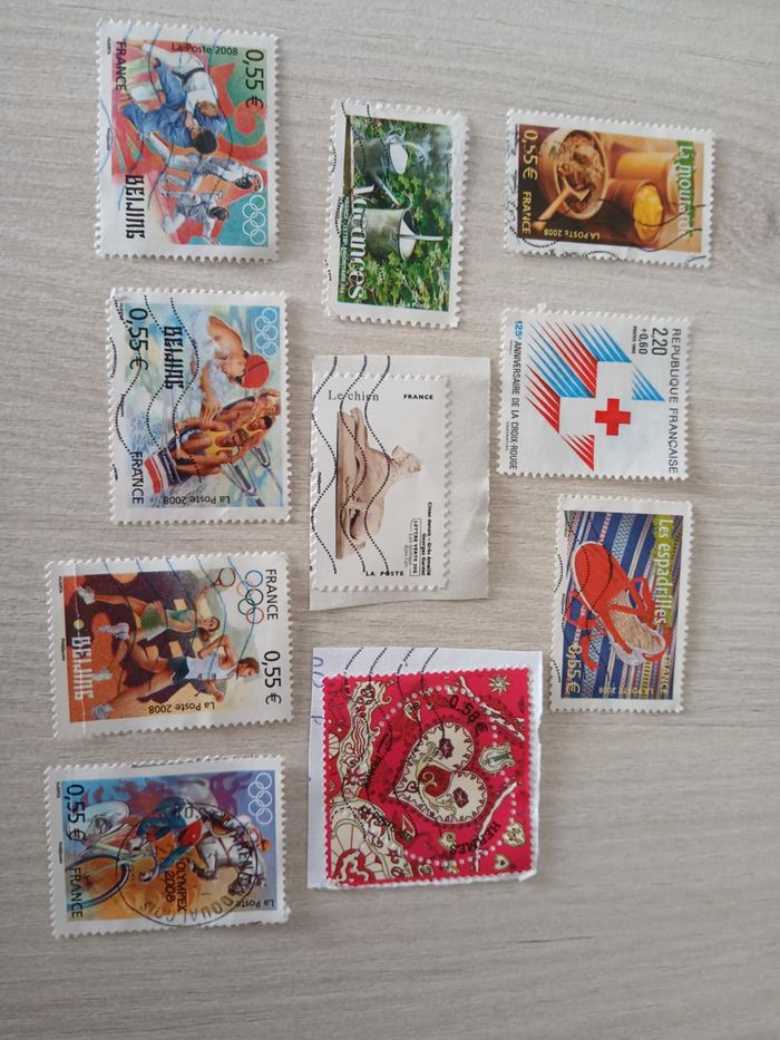 Lot de timbres