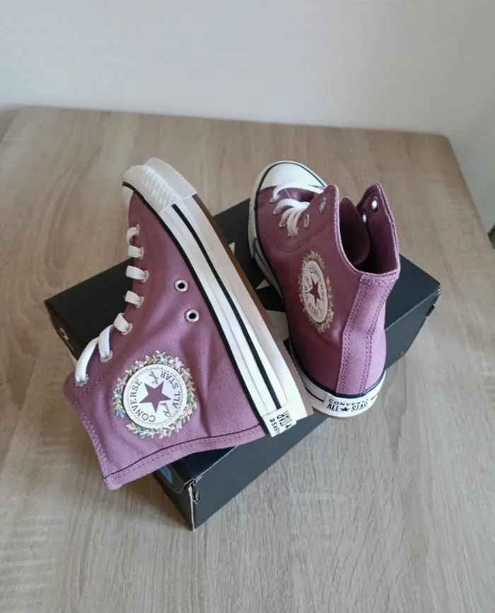 Baskets converse a plateforme - photo numéro 6