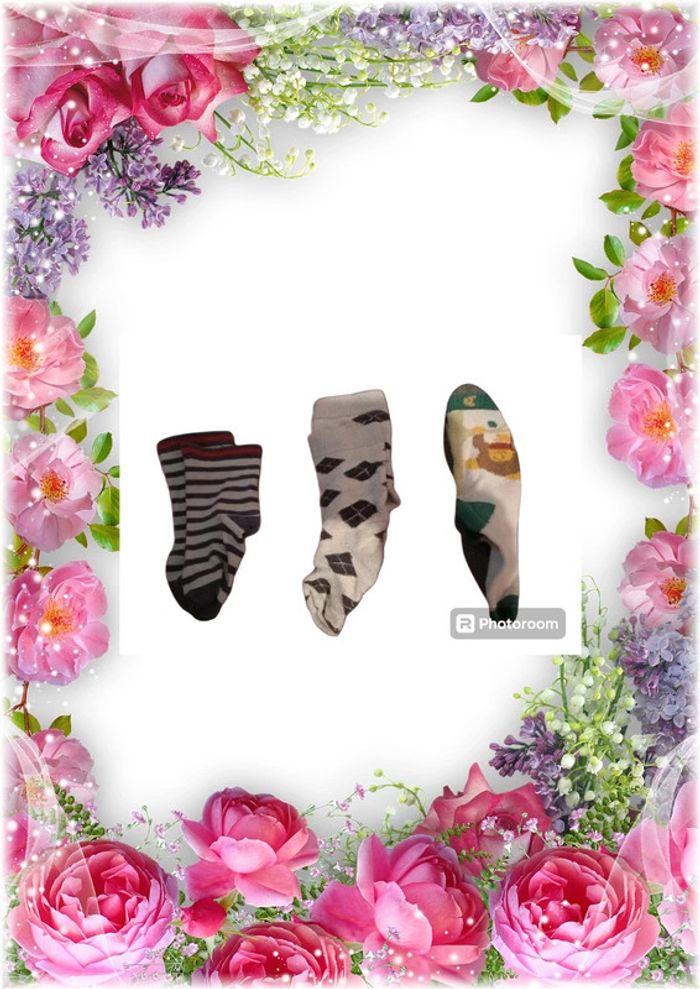 💫🌸Lot de 3 paires de chaussettes pour garçon 🌸💫