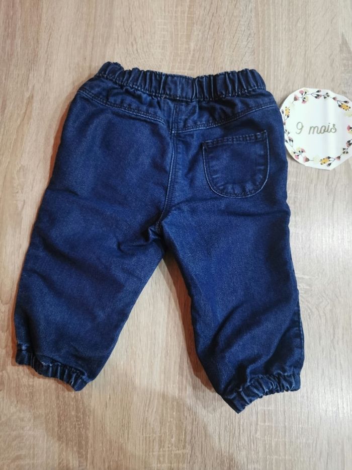 Jeans bébé fille 9mois orchestra en excellent etat - photo numéro 3