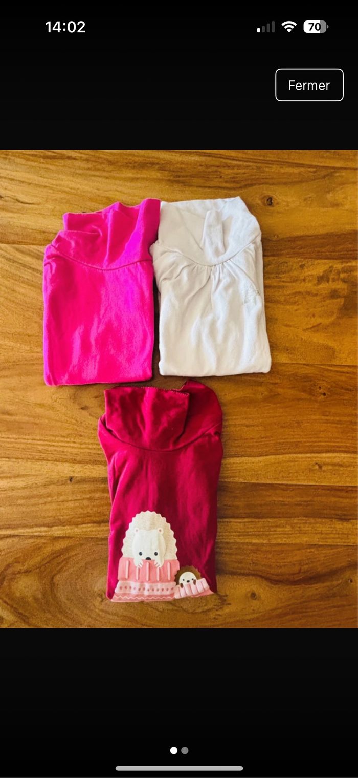 Lot de  6 T-shirt manches longues filles - photo numéro 4
