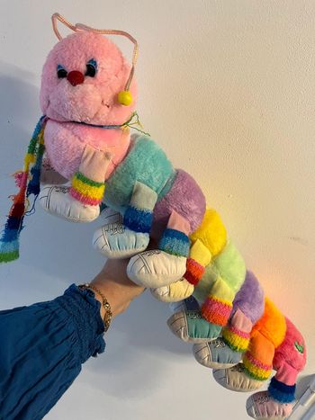 Chenille mille pattes vintage 16 pattes