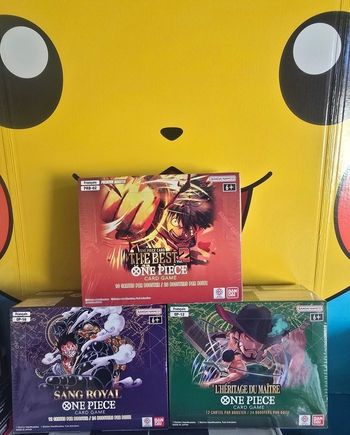Lot de 3 display one piece français