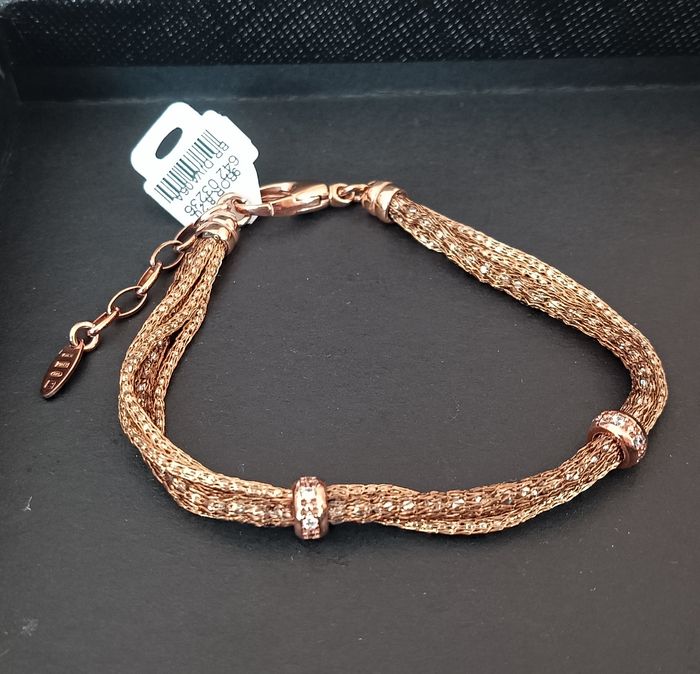 Bracelet Femme, 4 tours. Argent 925 et oxyde de zirconium. Neuf. - photo numéro 5