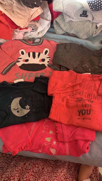 Lot 5 tee-shirts manche longue