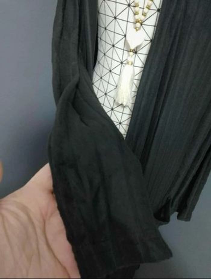 Cardigan Long à Capuche Grande Taille 58/60 – Noir, Manches Longues, Confort Automne/Hiver 🖤 - photo numéro 5