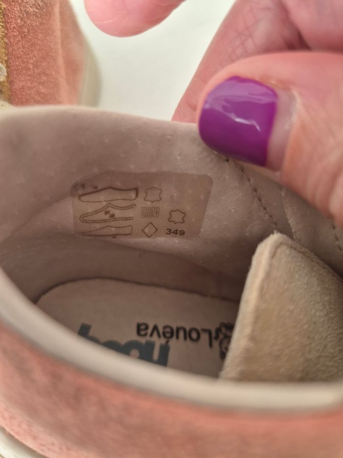 Chaussures montantes daim + cuir fille pointure 23 Bopy - photo numéro 6