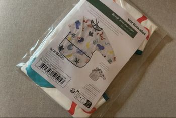 Bavoir avec manches longues multicolore neuf