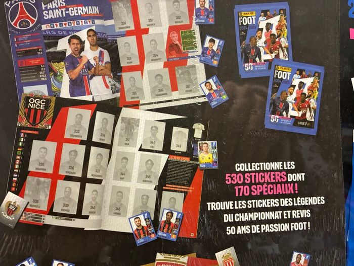 54 sachets Foot 50 collection Panini - photo numéro 9