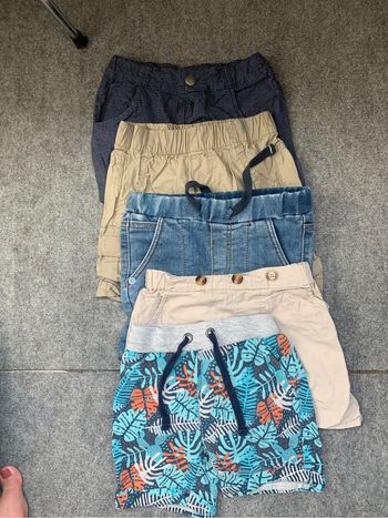 Lot de 5 short 92 cm