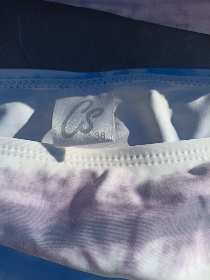 Maillot de bain mauve et bleu - photo numéro 3