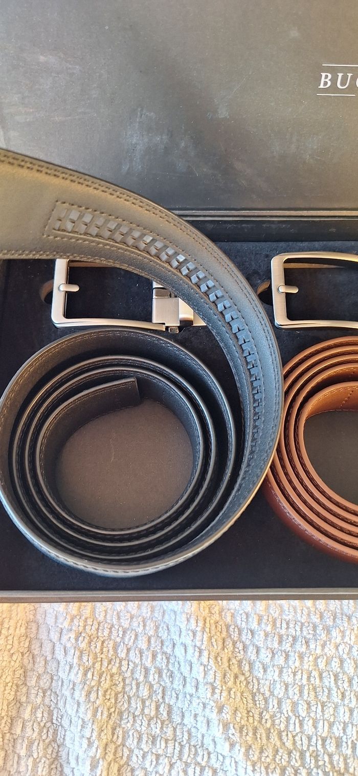 Coffret 3 ceintures pour homme "Buckley Belts" - photo numéro 2