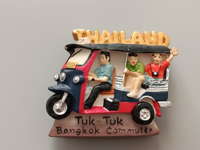 Aimant tuk tuk Bangkok - photo numéro 2