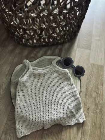 Joli haut tricot fille été taille 12-18mois