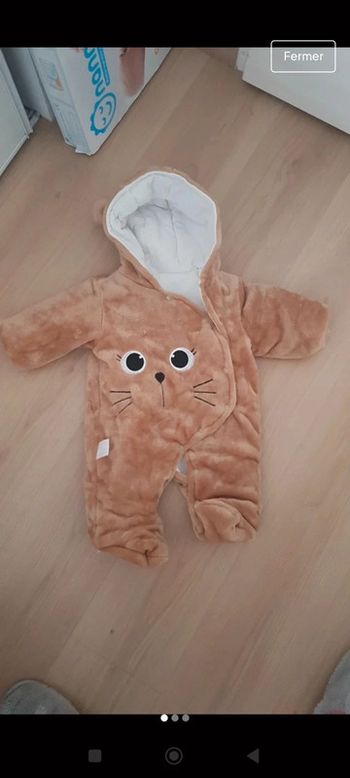 🐱 Combinaison chaude et douce