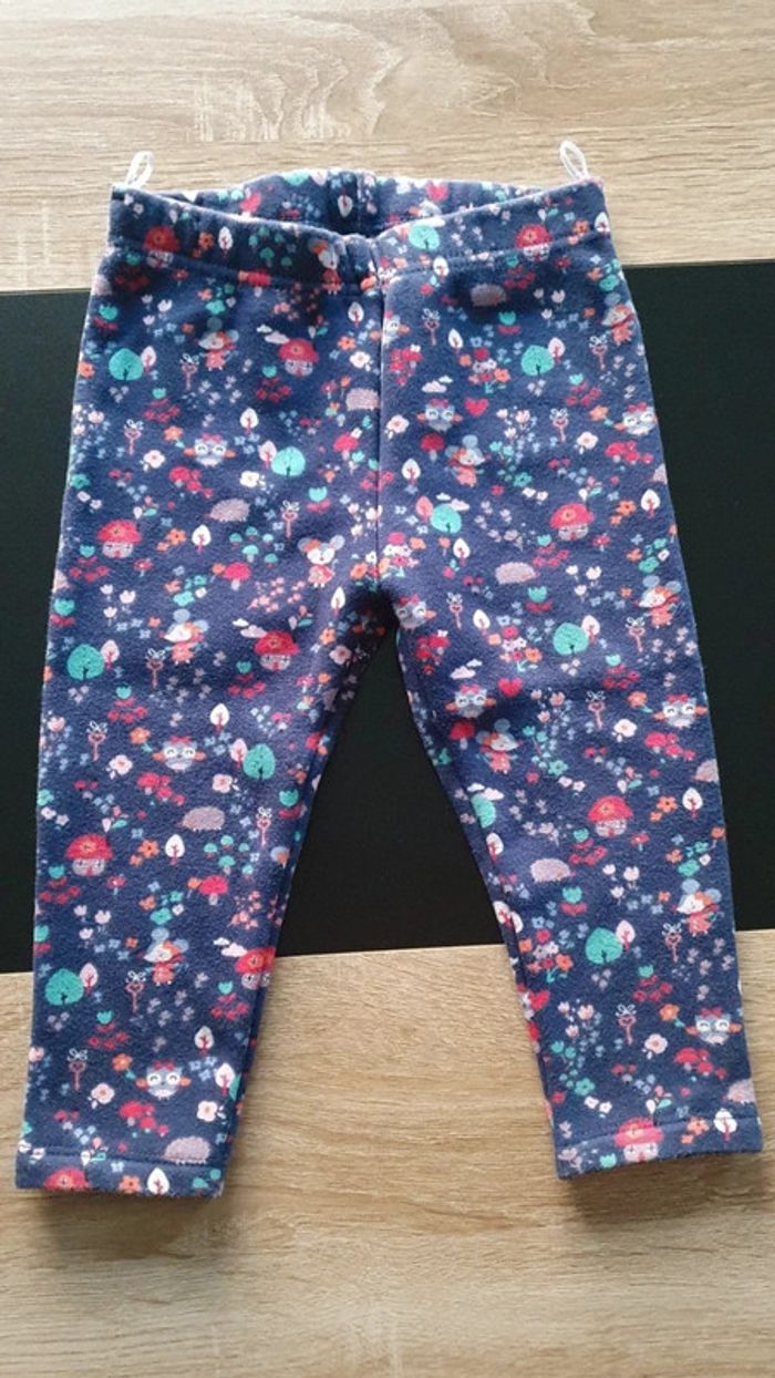 Lot de 2 pantalons polaires 86 cm - photo numéro 3