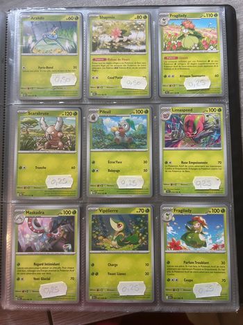 Carte Pokémon plante 