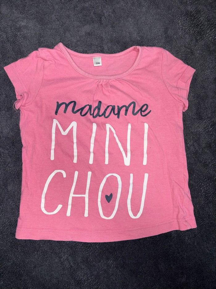 Lot tshirts fille 24mois - photo numéro 4