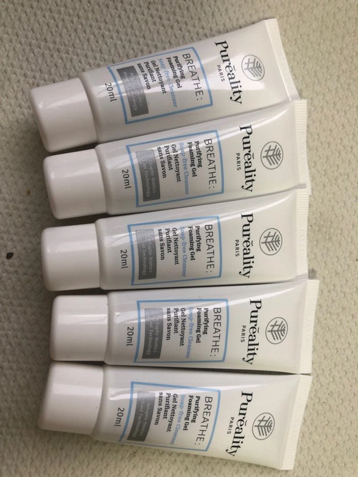 Gel nettoyant purifiant sans savon