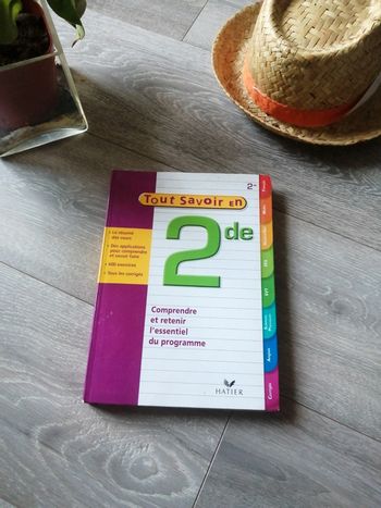 🌸Livre tout savoir en 2de "Hâtier" 🌸