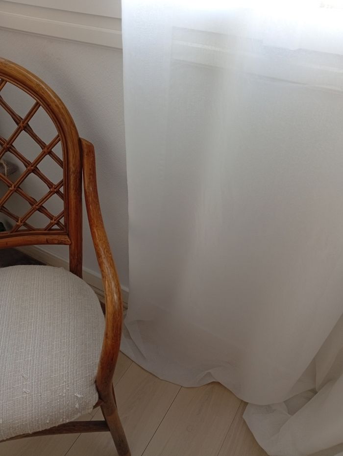 2 Rideaux blancs à œillets. Madura - photo numéro 3