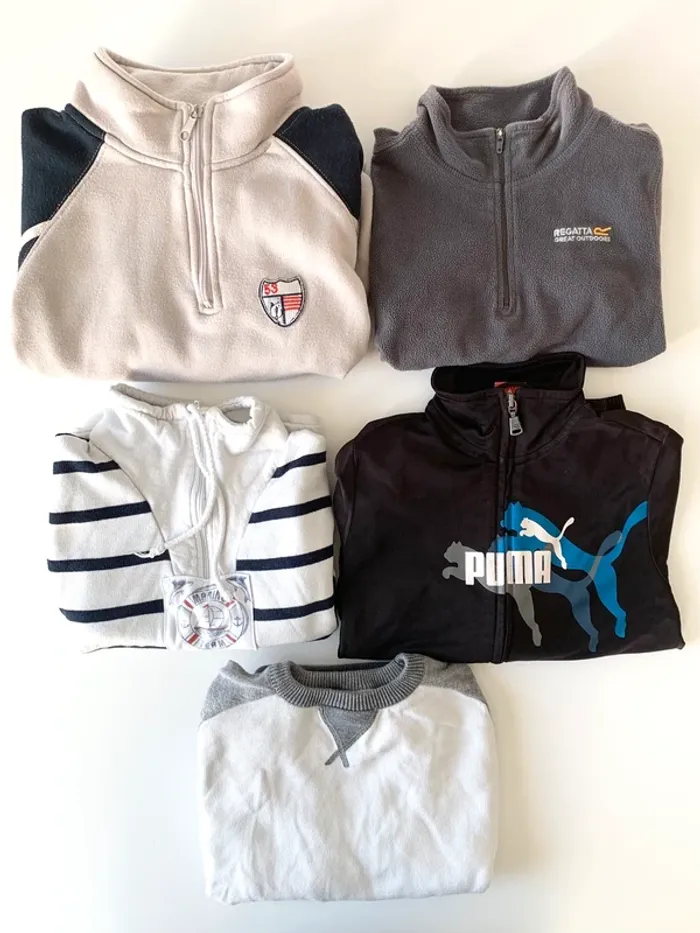 Lot de 5 pulls sweat-shirt taille 8 ans - photo numéro 7