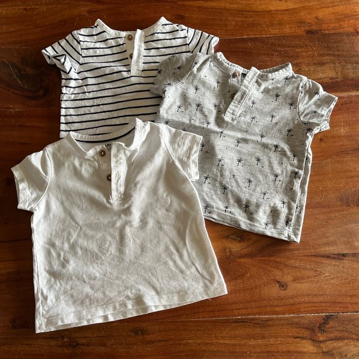Lot de 3 t-shirts Kiabi manches courtes