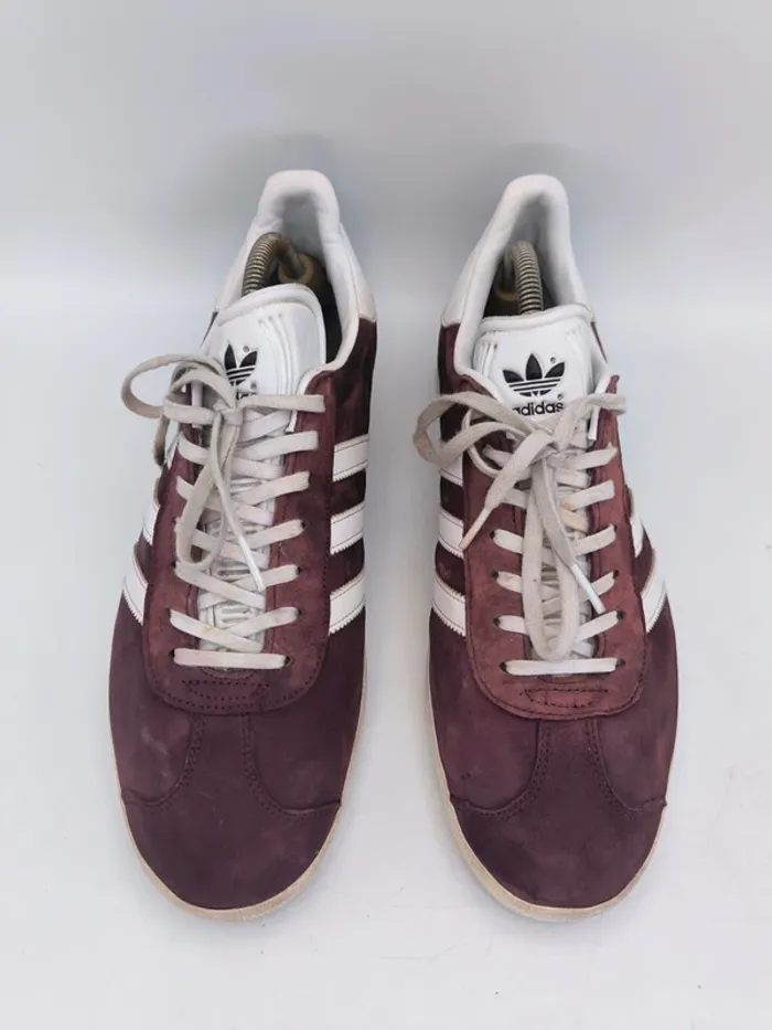 Baskets homme Adidas gazelle bordeaux Taille 44 2/3 - photo numéro 4