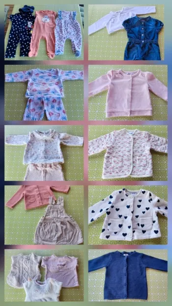 Lot de vêtements fille 12 mois