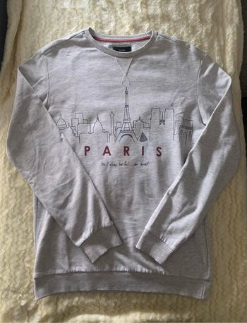 Pull gris bershka