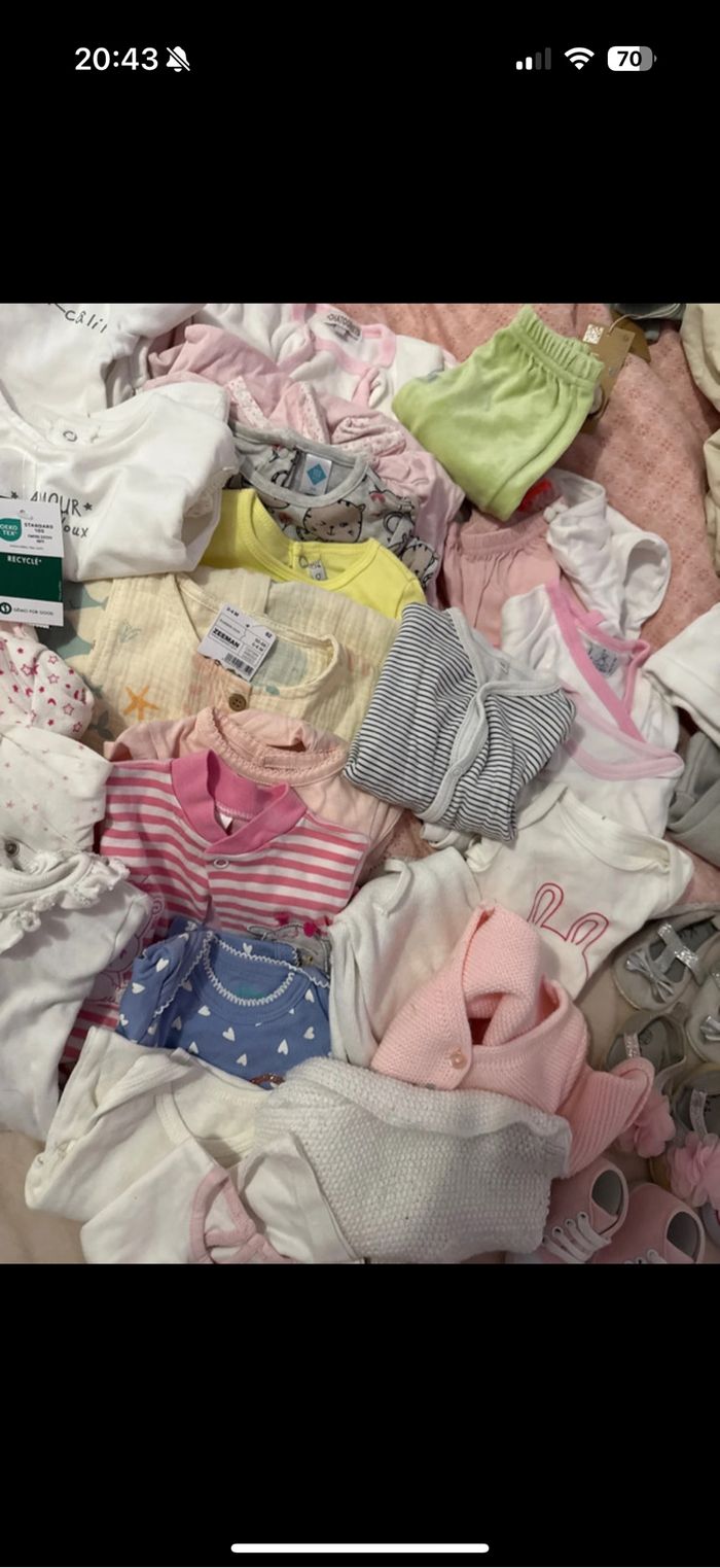 Lot vêtement bébé fille 1-9 mois - photo numéro 4