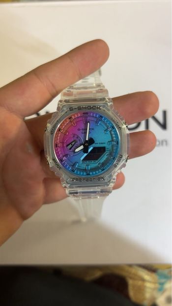 Casio G-Shock Transparente Multicolore – Édition Crystal
