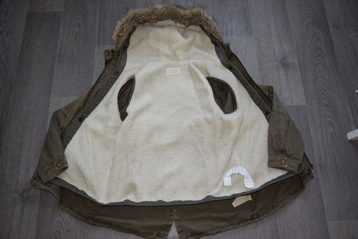 Blouson/Parka/Doudoune «2 en 1» kaki – 11/12 ans – Zara Girls - photo numéro 4