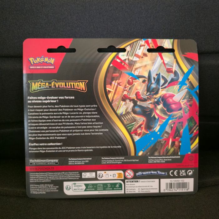 Pokémon Tripack ME1 Méga-Évolution Akwakwak - photo numéro 2