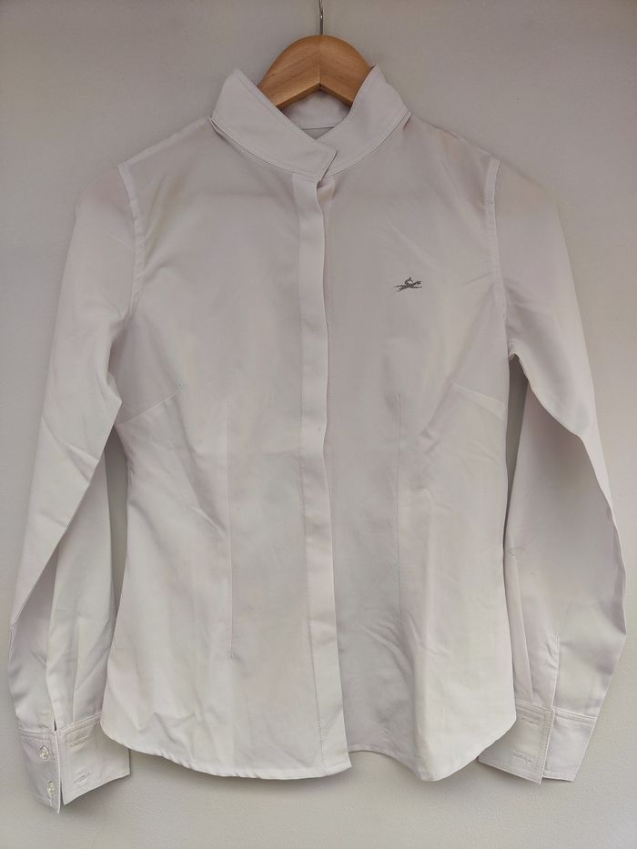Chemise blanche équitation concours XS - photo numéro 2