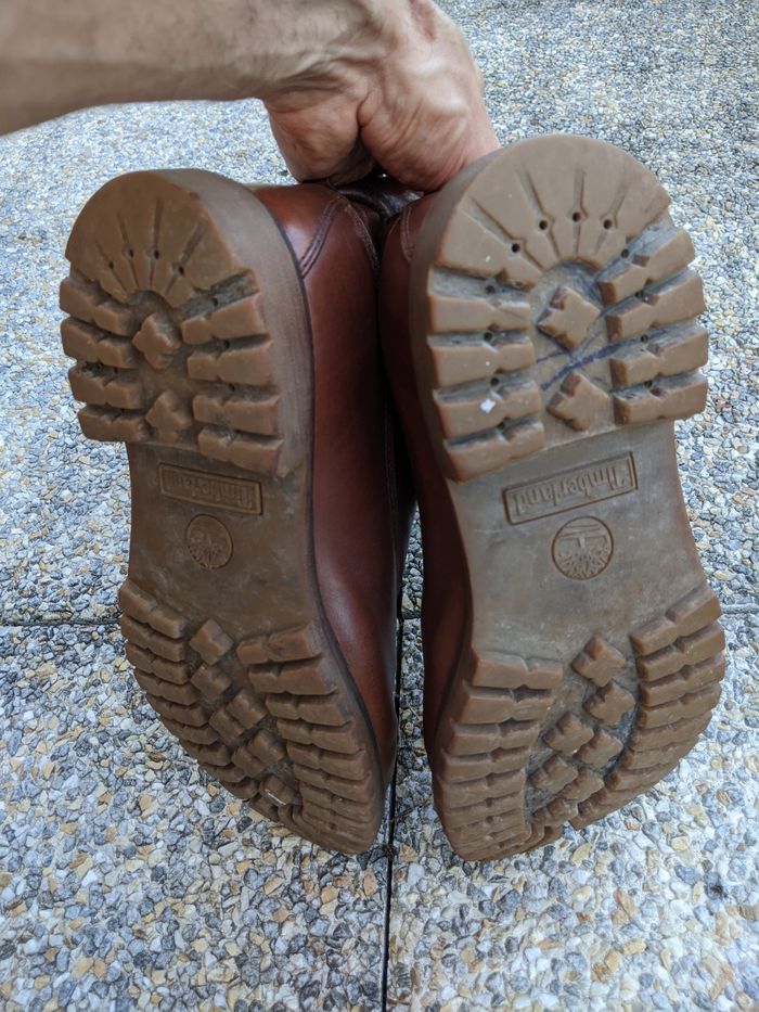 Botte cuir Timberland Marron - photo numéro 6