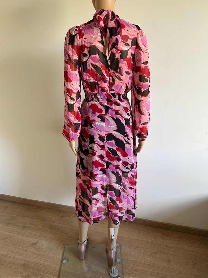 Robe longue rose neuve à manches longues Morgan taille 36 (valeur 90€) - photo numéro 6
