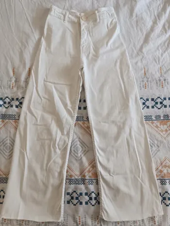 Jeans blanc 11-12 ans