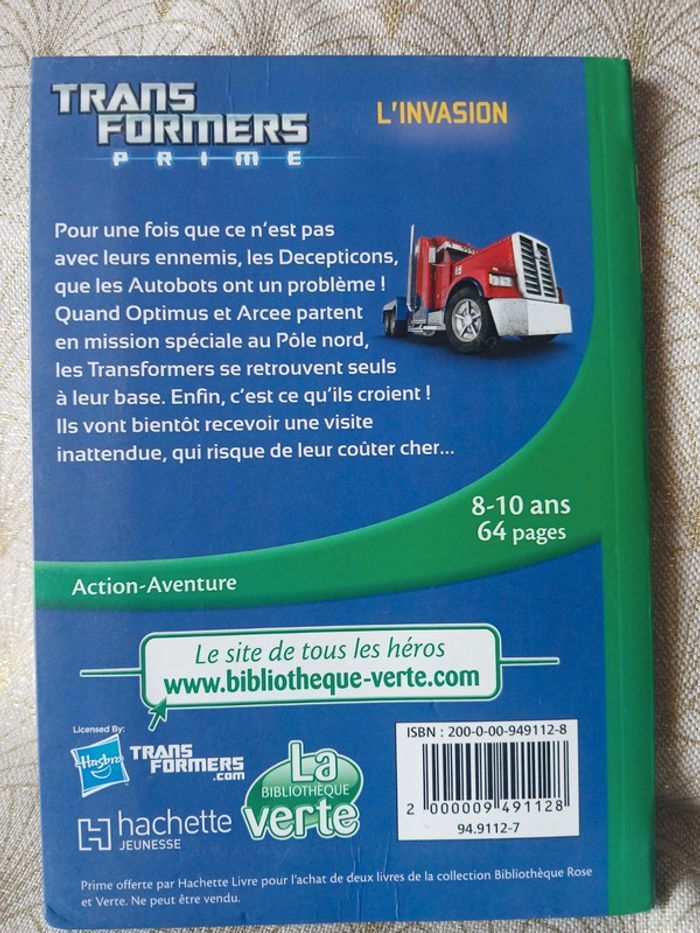 Livre Transformers - photo numéro 2