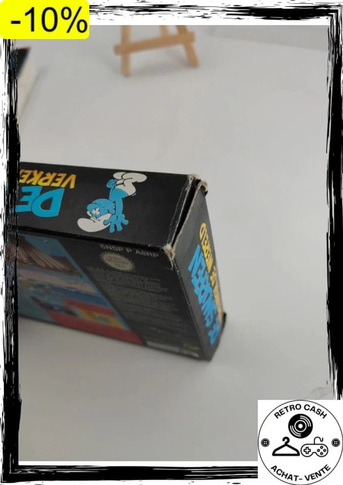 Boîte Les Schtroumpfs Autour Du Monde sur Super Nintendo fah sans jeu sans notice - photo numéro 6