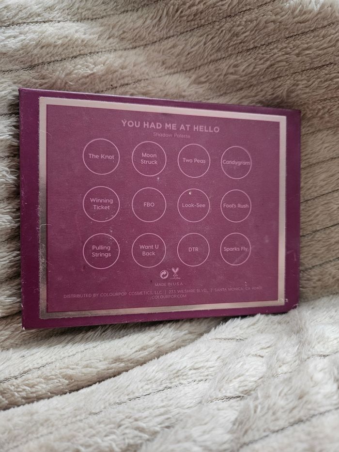 Lot 2 palettes Colourpop - photo numéro 3