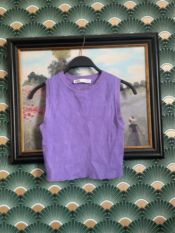 Débardeur en lainage Zara, taille M