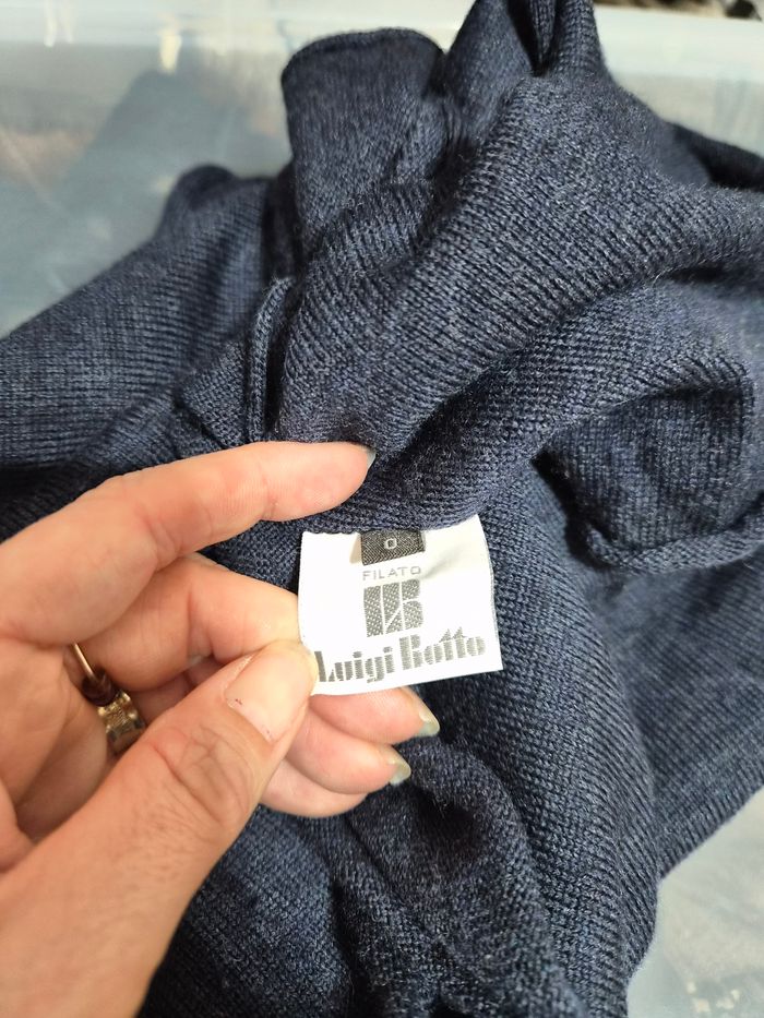 Pull sans manches Clemente – 100% Laine Mérinos Luigi Botto – T0 (XS/S) - photo numéro 6